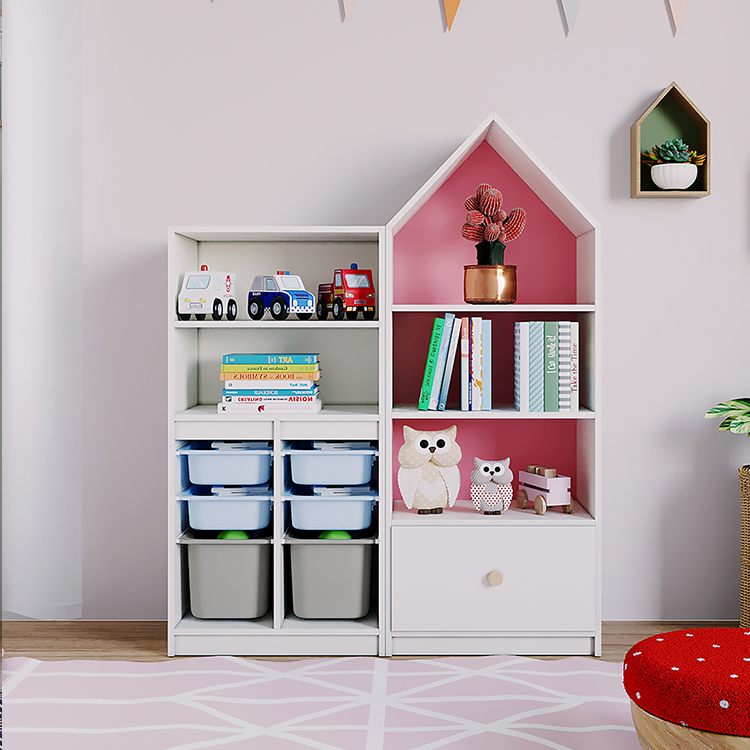 Ekintop kid's cabinets furniture kids rack toy rack storage children baby toy cabinet
