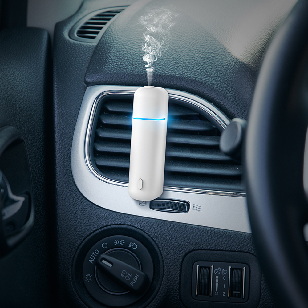 SCENTA Custom Fragrance Vent Clip Car Air Freshener Manufacturer,Private Label USB Perfume Car Air Freshener Vent Clip