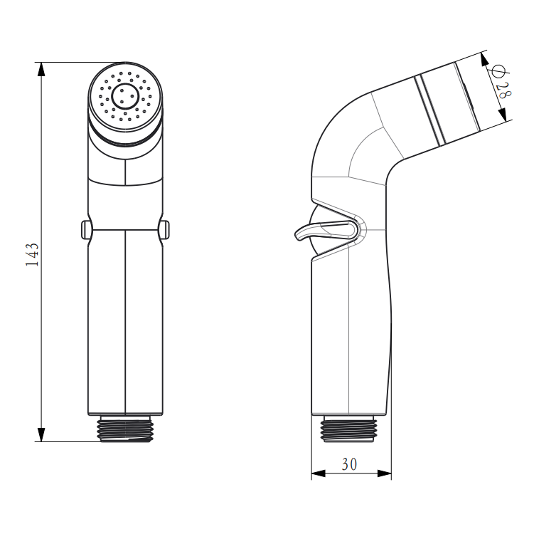 NEW hand shower bidet spray with two functions