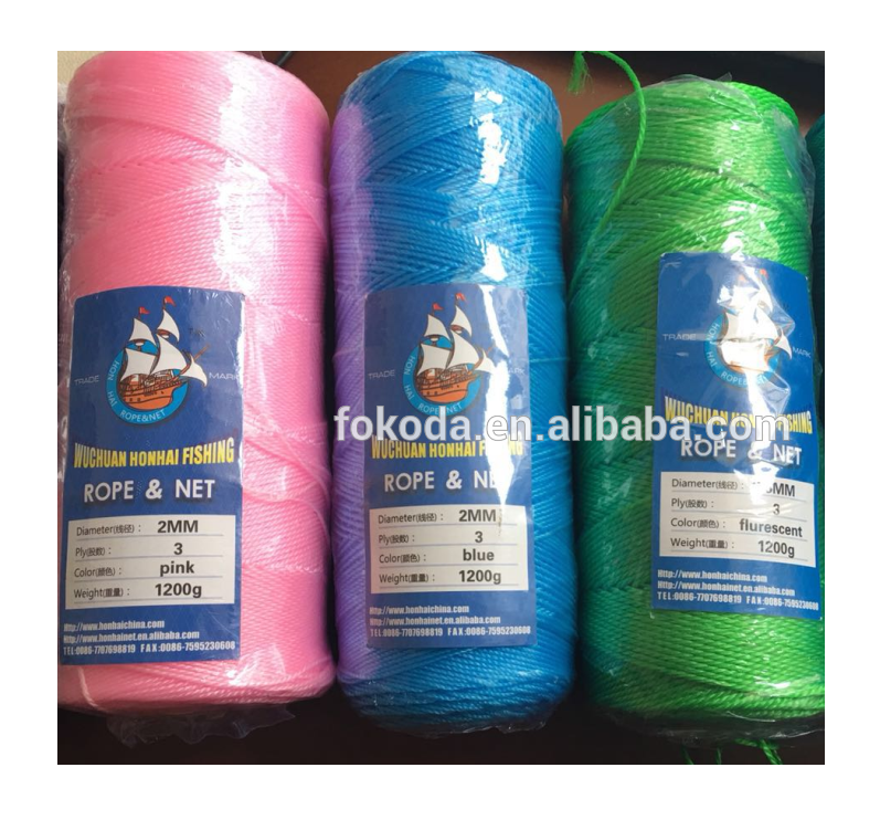 HDPE веревка/линия/HDPE шпагат завод PE шпагат PP веревка с супер качеством быстрая доставка