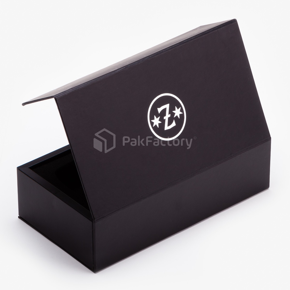 Magnetic Black   White Box with Inside Print OCEANS PACKAGING Grey Cardboard Perfume Paper Packaging Gift Box