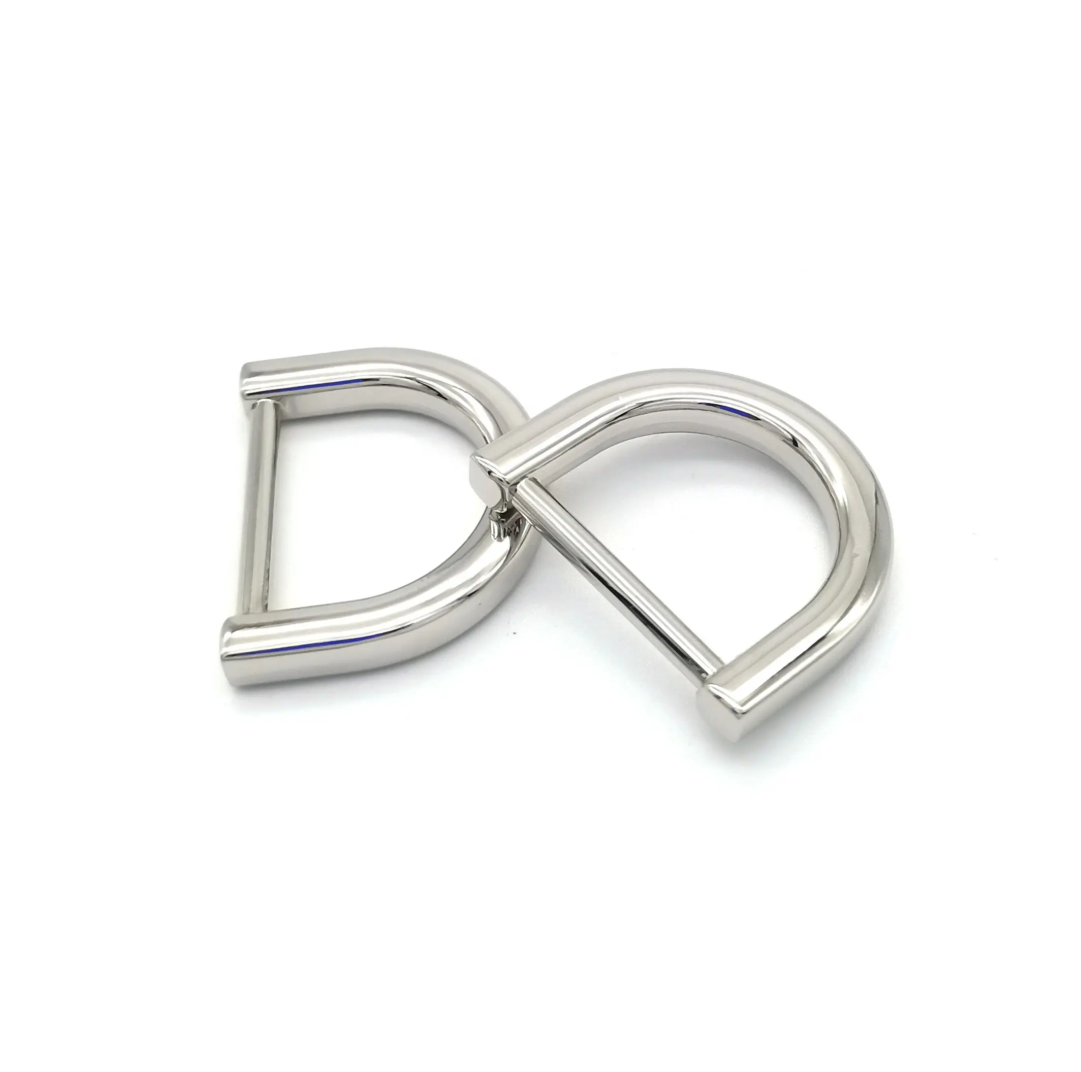 Nickel Free Metal Bag Rings 20MM Metal D Rings For Purse High Quality D Ring Buckle Wholesale