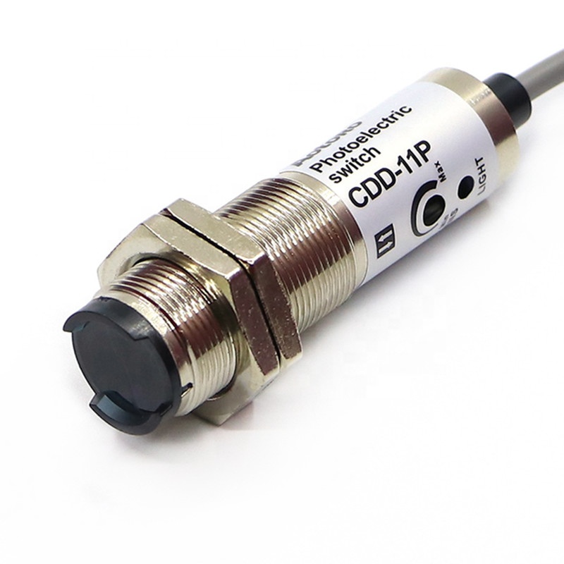 No + nc фотоэлектрический датчик CDD-11P diffuse PNP инфракрасный металлический корпус с хорошей ценой