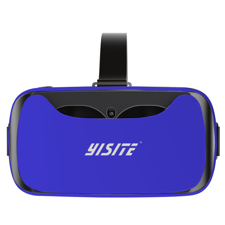 Высококачественные эластичные нейлоновые 3D видео очки гарнитура виртуальной реальности VR стекло 38 мм (диаметр) синее зеркало Biconvex 96 градусов