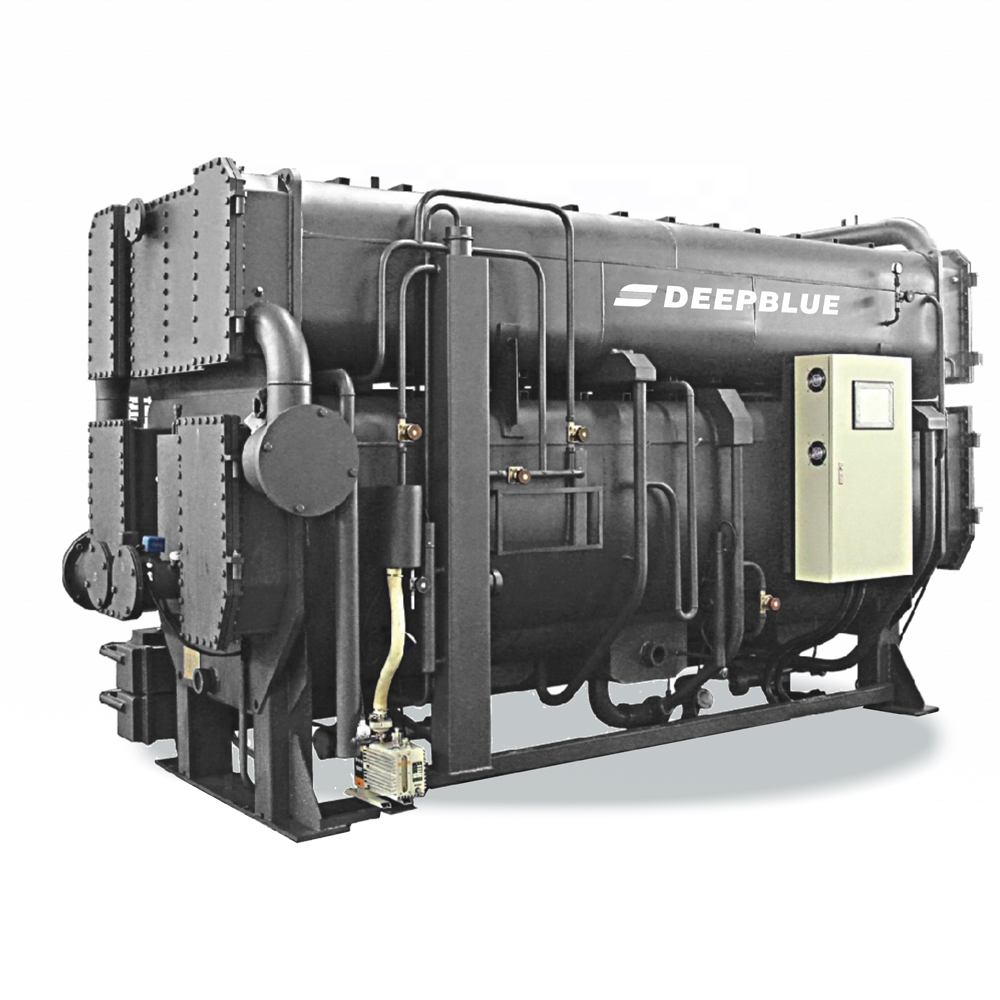 Hot Water Driven LiBr Absorption Chiller With Thermoplastic Film