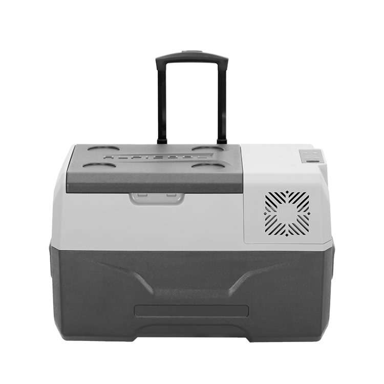 Компактный автомобильный мини-холодильник LG на 30 л с компрессором OEM