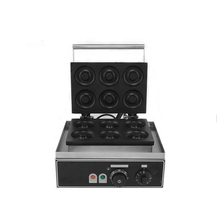 Commercial Easy Operating Snack Food Processing Equipment Electric Waffle Donut Doughnut Maker