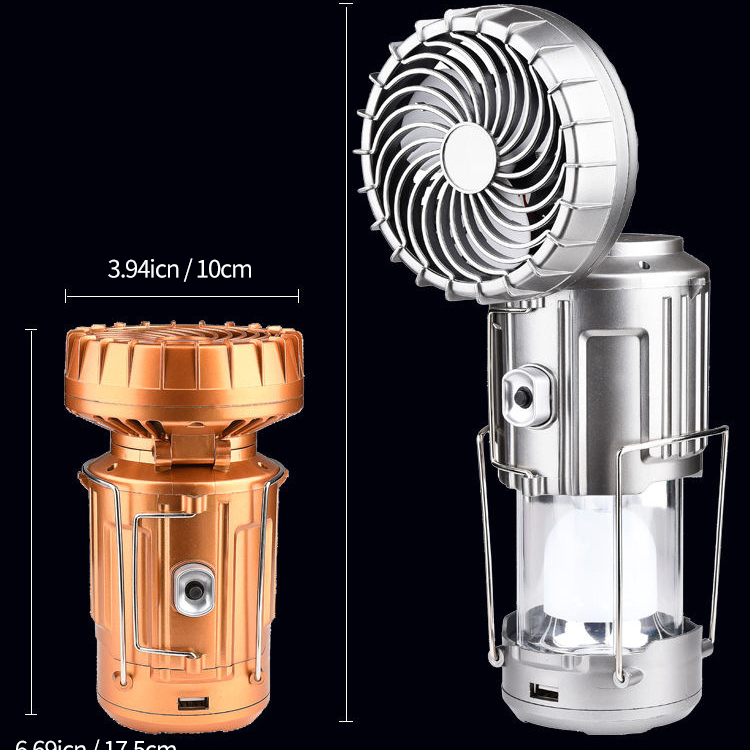 plastic camping lantern lantern with strong wind fan overnight battery life lantern with small 3AAA batteries