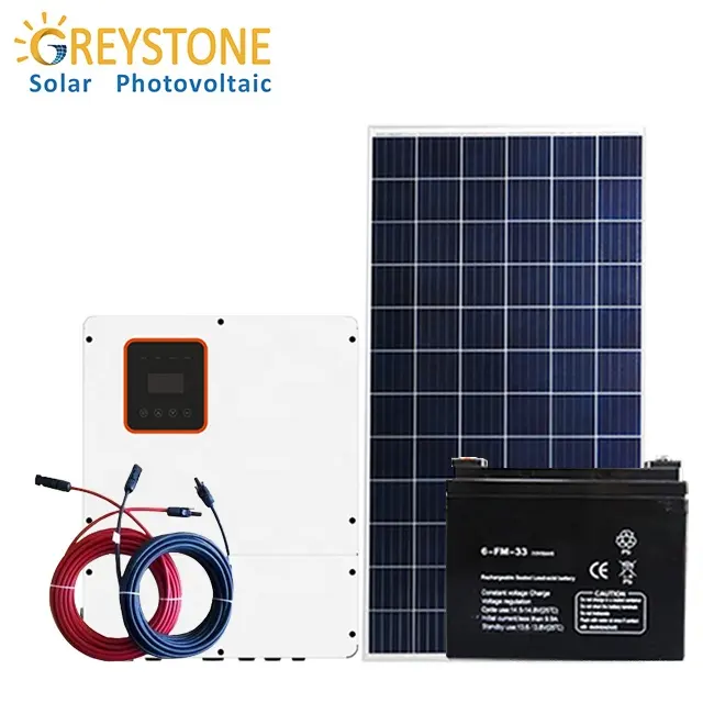 Complete Solar Energy System Home 10Kw 15kw 110V 220V Hybrid Solar Panel Power System