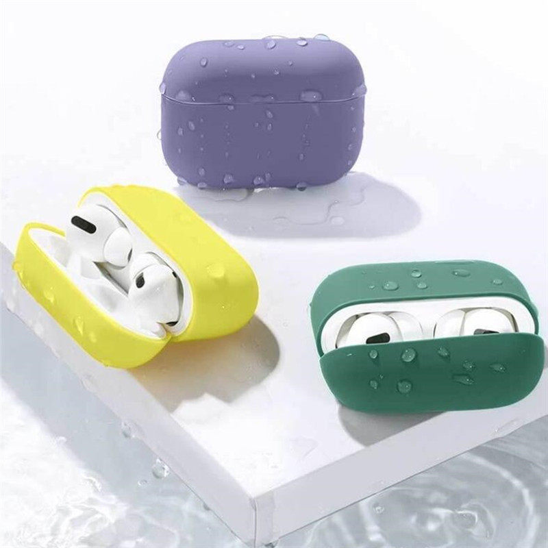 Силиконовый чехол для Airpods Pro Беспроводной чехол для Airpods Pro Чехол для наушников чехол для Air Pods Pro 3 Fundas