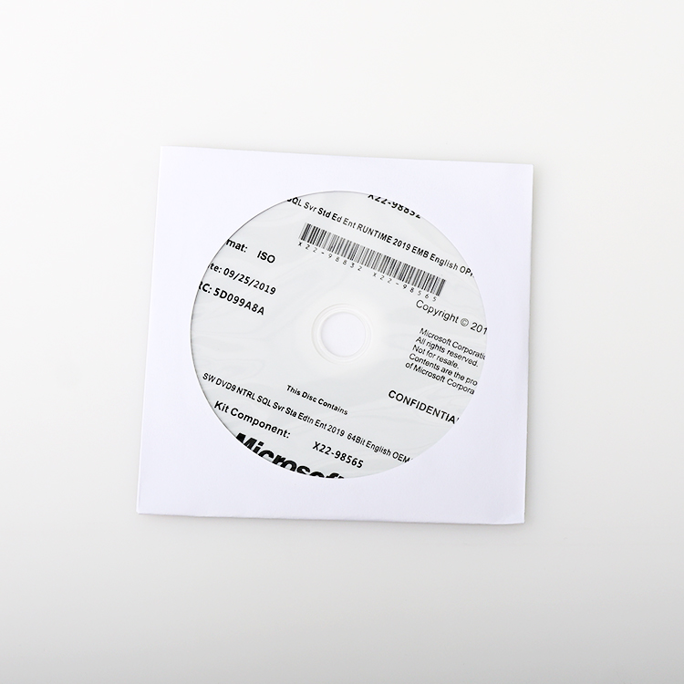 Win Server 2019 стандартный DVD OEM Полный пакет английская версия Win Server STD