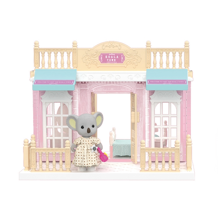 Кукольный домик Koala town, миниатюрная мебель, комплект игрушек для девочек