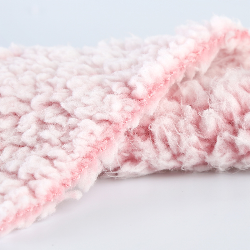 Double-sided brushed comfortable velveteen soft cuddle fleece fabric 100% polyester printed fleece fabric