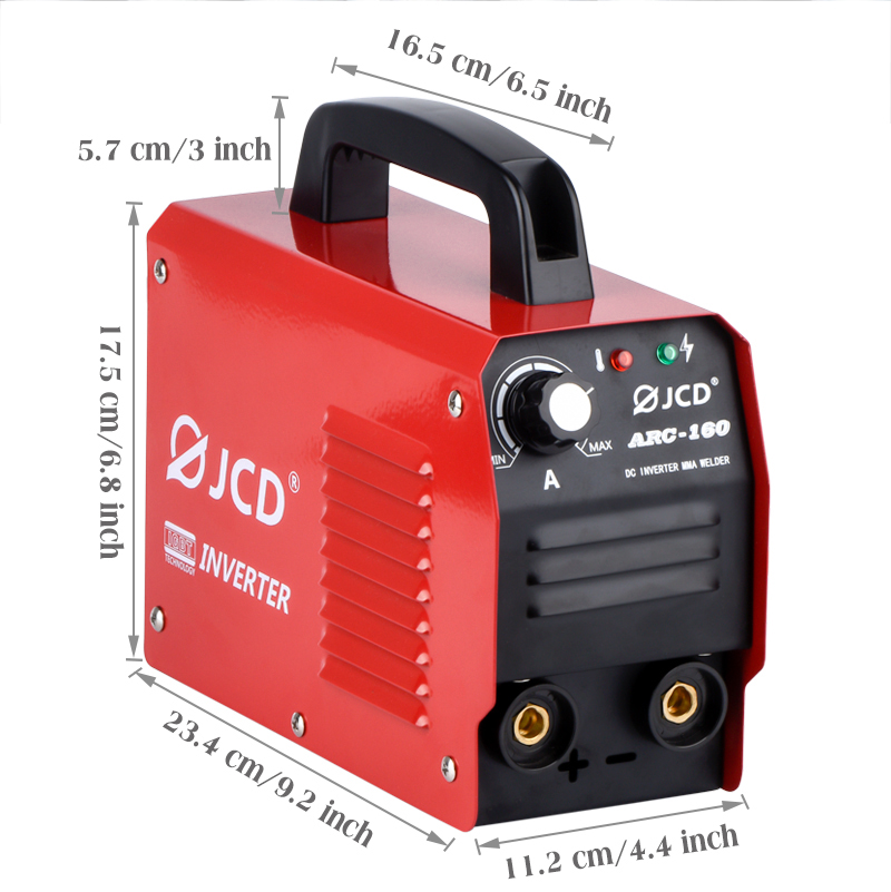 JCD 220V Инвертор постоянного тока дуговой сварки под флюсом IGBT MMA сварочный аппарат 160Amp микро сварщик для дома DIY сварочный аппарат