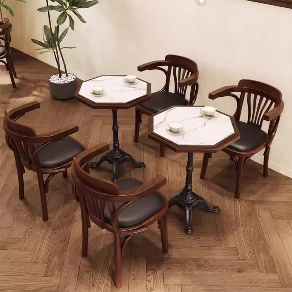 High quality foshan supply restaurant furniture chair coffee table dining hot pot table restaurant sofa popular bamboo plywood