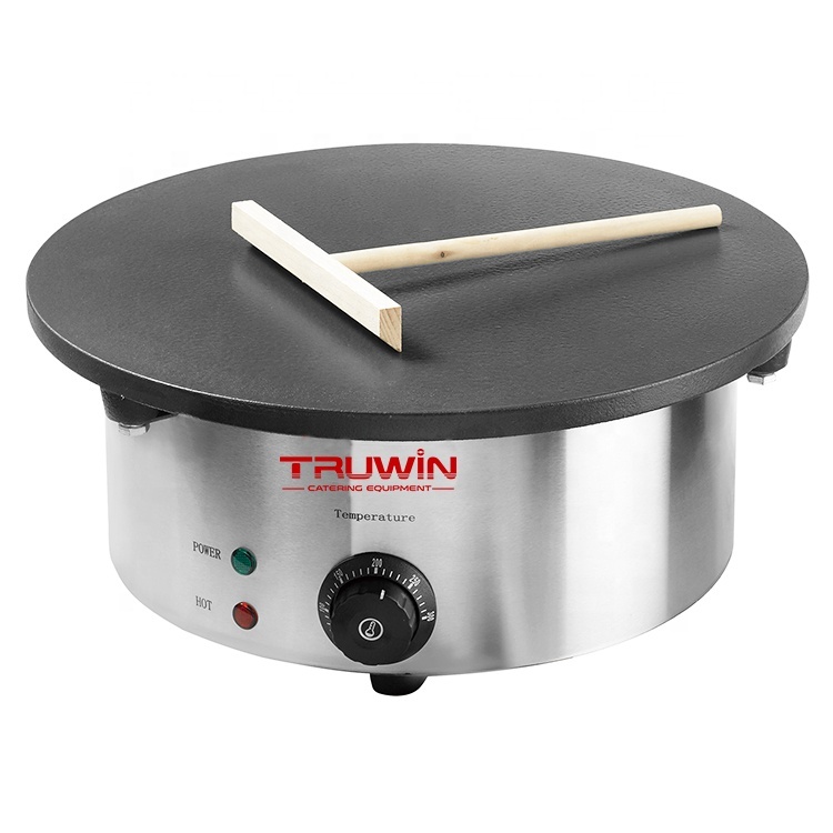 Single Plate Electric Crepe Maker Machine Kitchen Equipment Snack Equipment Food Machine