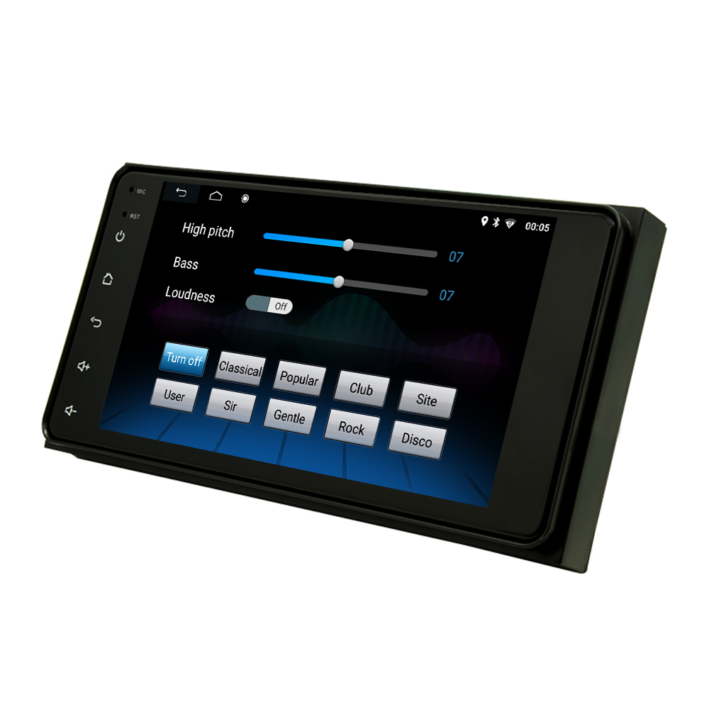 HT-8002D 7-в двойной Din универсальная, Wi-Fi, Gps автомобильный Dvd плеер Android 10 для Защитные чехлы для сидений, сшитые специально для Toyota Corolla 2010 2015