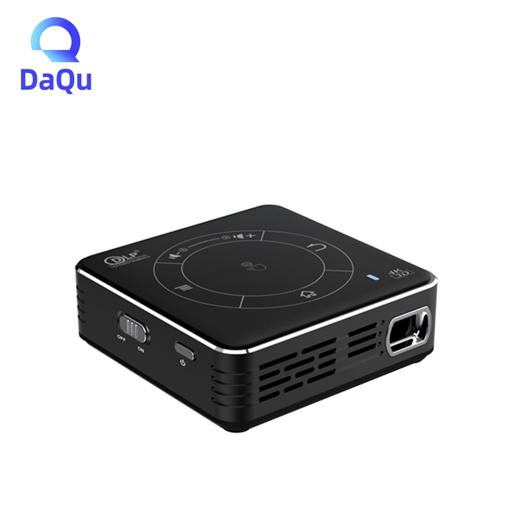 Карманный проектор C99 DLP 4K на Android 9, 2 ГБ, 16 ГБ, портативный светодиодный мини-проектор со встроенной батареей, 5G, Wi-Fi, 3D проектор для домашнего кинотеатра