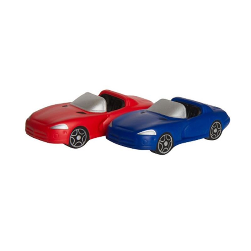 Cute Promotional Boys Gift Toy Car Shape Stress Ball PU Foam Squishy Car Toy
