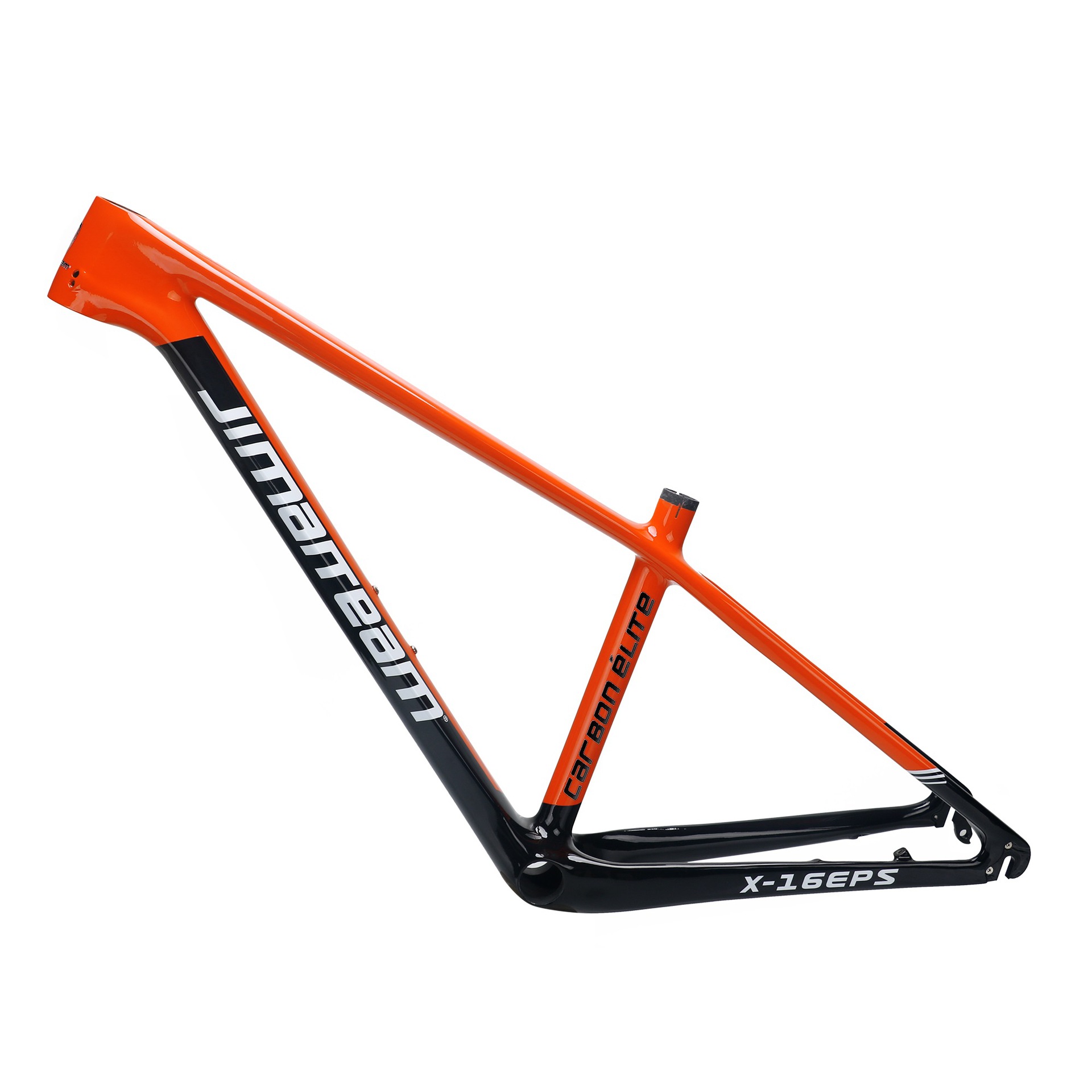 Vivid Orange Color Bicycle Carbon Frame Mountain Mtb Bike Frame The Vehicle Frame With Eps Technology
