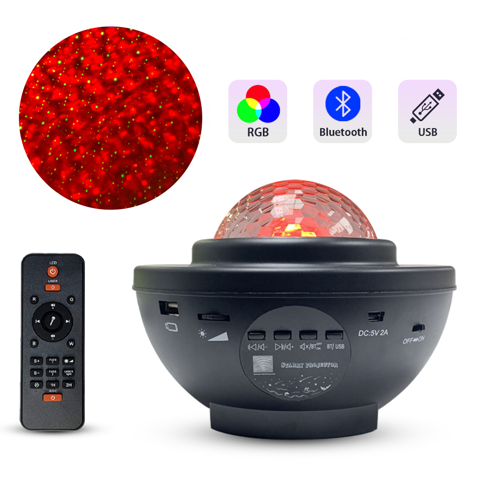 2021 Smart Wifi Powerful 360 Rotatable Music Galaxy Star Sky Lamp Baby Night Light Projector With Remote Control Music Speaker