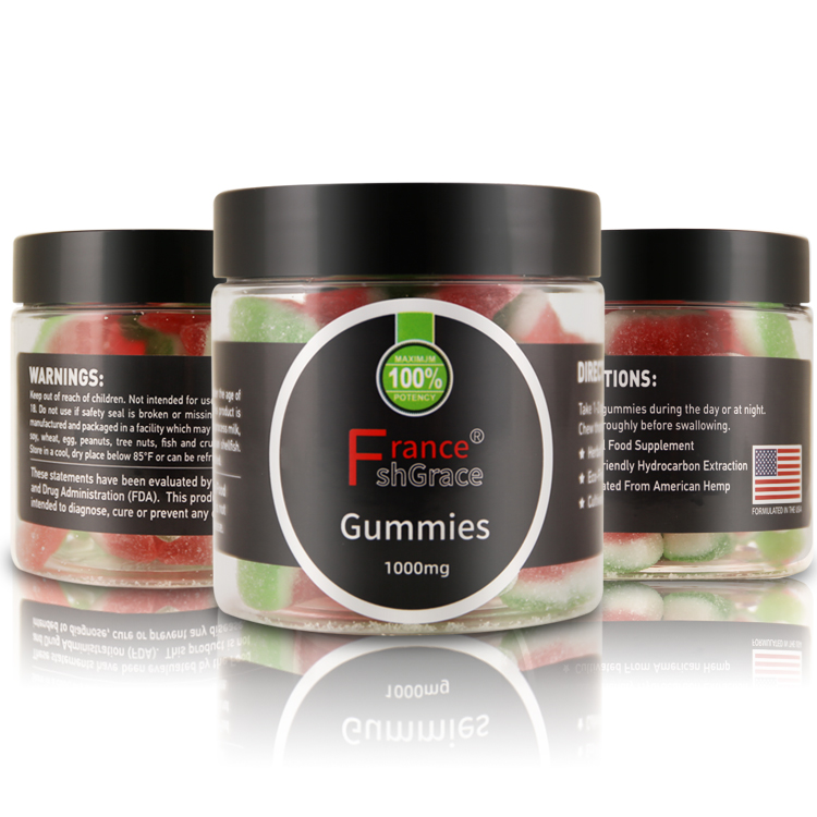 wholesale dietary supplement halal gummy vegan jelly candy vitamin watermelon gummy