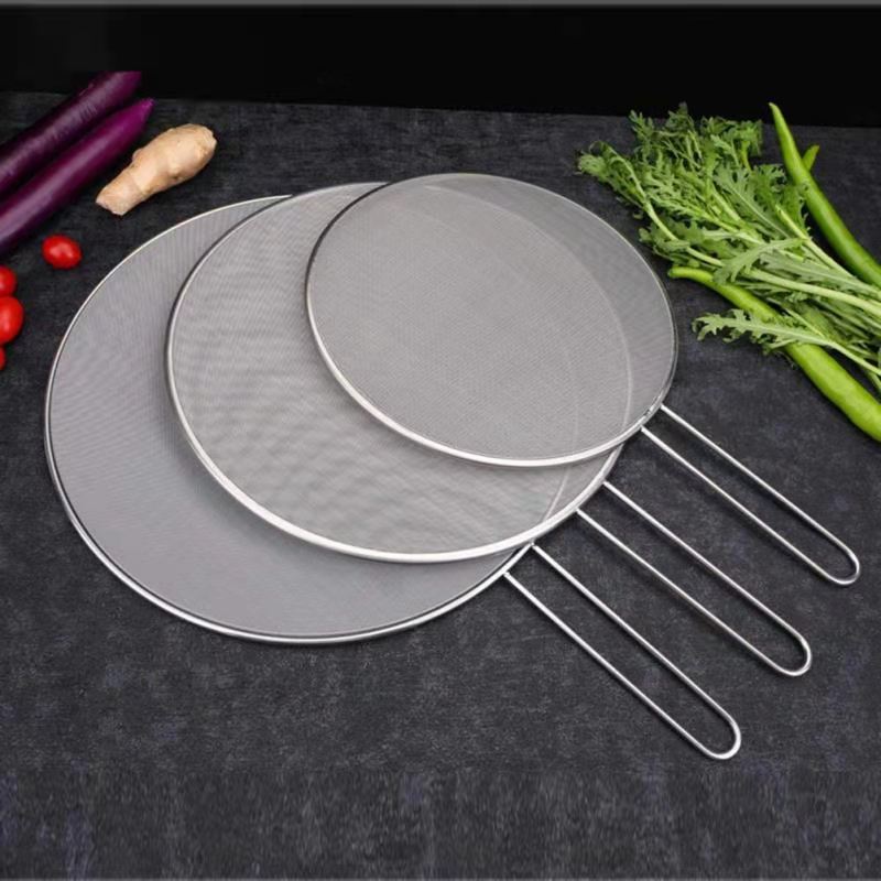 Splatter Screen for Frying Pan 11.5inch - Stops Almost 100% of Hot Oil Splash - Splatter Guard for Cooking