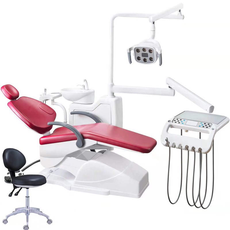 Precise Plastic and Metal Dental Chair with Electric Instrument and Ceramic Components
