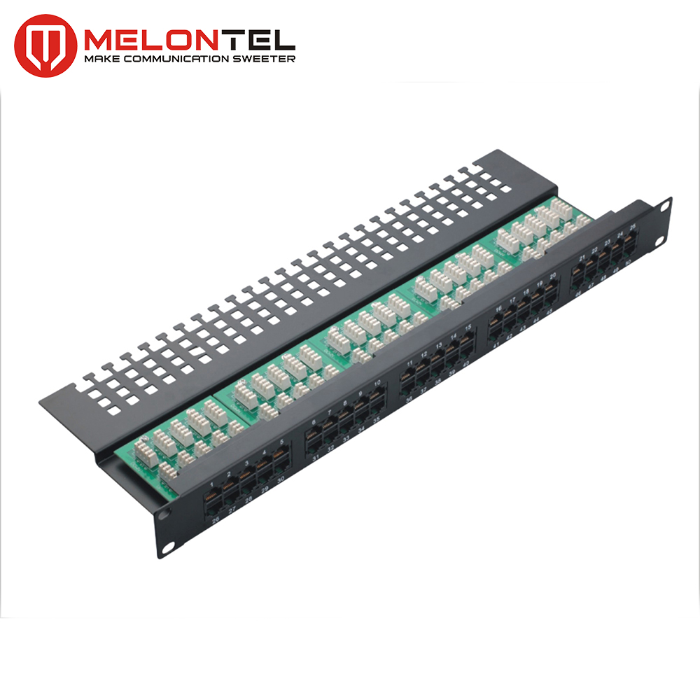 MT-4004 50 портовая RJ11 коммутационная панель, Cat.3 патч-панели, телефон, патч-панель