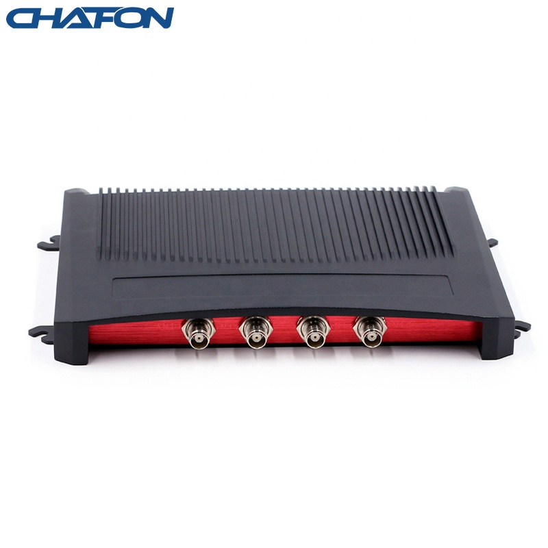CHAFON RS232/RJ45 Интерфейс Impinj R2000 чип длинный диапазон RFID фиксированный 4 порта uhf считыватель