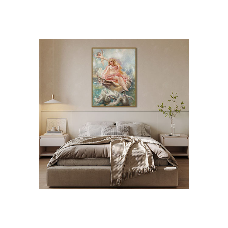 DIY Romantic Nude Painting Living Room Decor Canvas Oil Painting Wall Art Nude Painting By Numbers