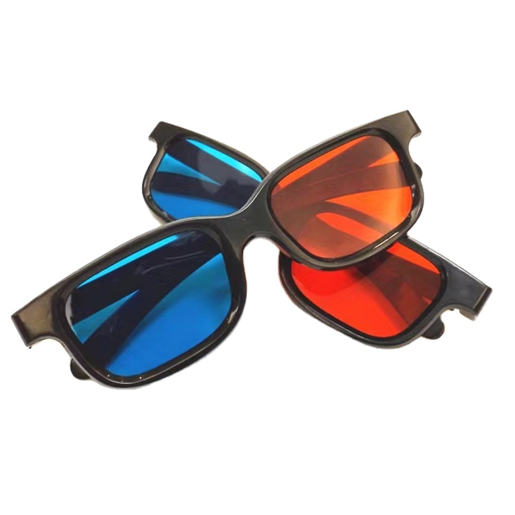 Cheap Price Universal Black Frame Red Blue Anaglyph 3D Glasses Cheap 3D Glasses For Projector Movie Game DVD
