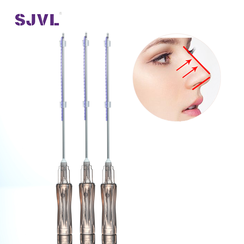 Профессиональный шангджу 19G60mm Корея Threadlift Cog L Blunt Тип Pdo резьба на конце