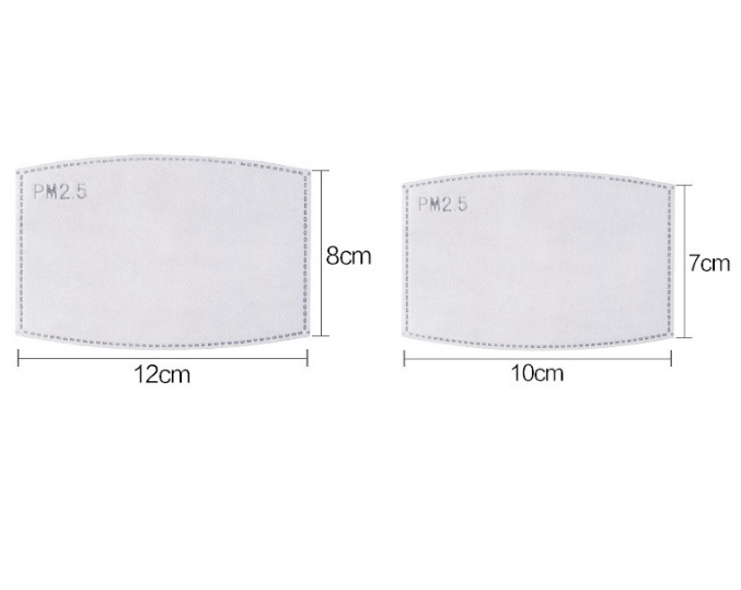 China Manufactory face masks filter pads pad pm2.5 disposable for with factory prices