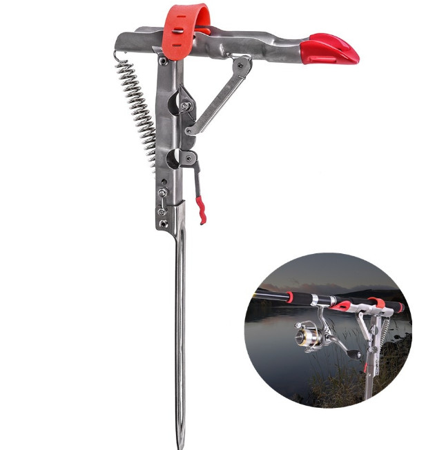 New Fishing Rod Holders Automatic Fishing Stainless Steel Pole Tackle Storage Sea Rod Fishing Accessories Bracket Outdoor
