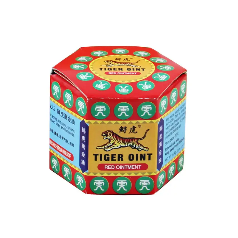Red White Tiger Oil Ointment For Headache Toothache Stomachache Painkiller Muscle Relieving Balm Dizziness Essential Balm