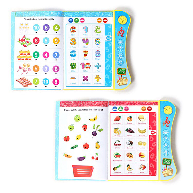2021 Professional Factory Book With Sound Display Kids Button Sound Books
