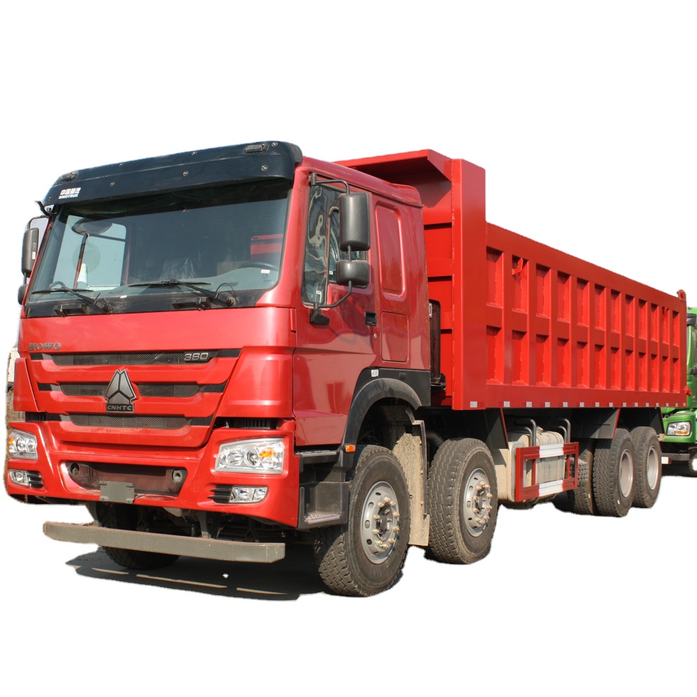 Лучшая цена, абсолютно новые и использованные шины Euro4 380HP 8x4 12 SINOTRUK HOWO, самосвал, Филиппины