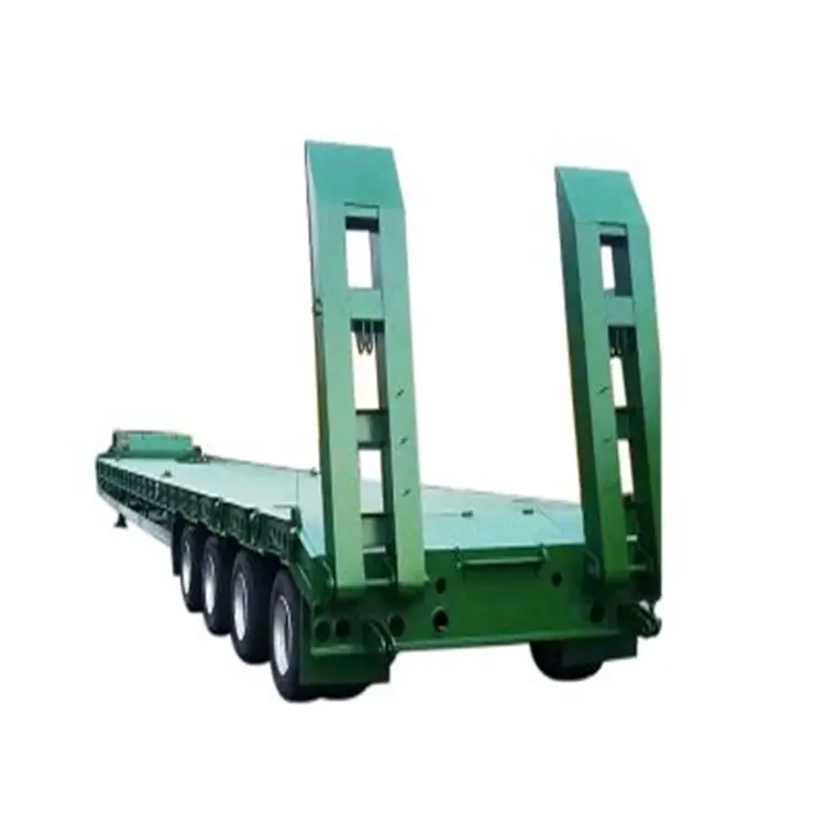 Vehicle Master 60 - 100 tons 3 4 Axles Gooseneck Lowboy Low Bed Semi Trailer and Lowbed Semi Trailer For Sale