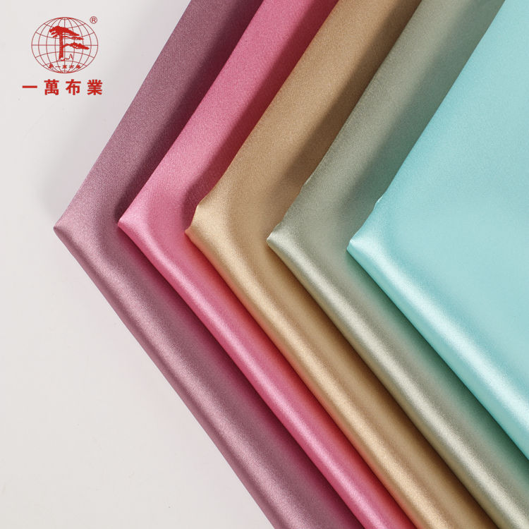 New Fashion Style Wholesale 97% polyester soft Poly Satin Fabric