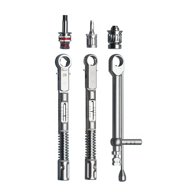dental implant dentistry torque wrench ratchet wrench kit set dental drill & accessories mechanic operating wrench spanner price For Sale