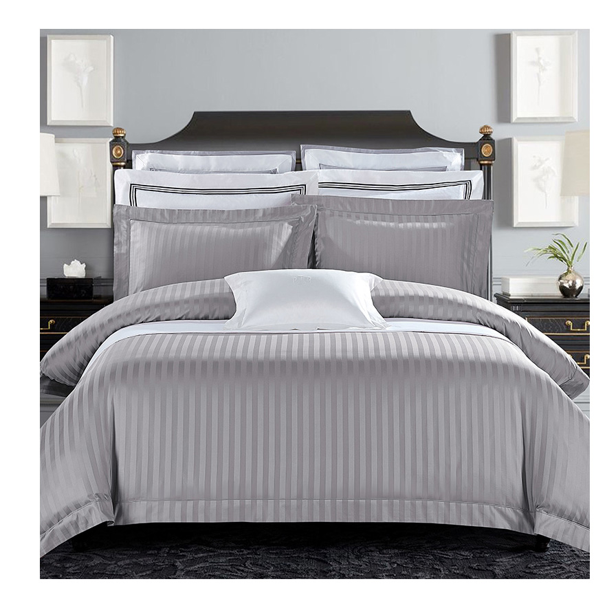 Wholesale White linens set 100% cotton 400tc hotel linen hotel supplies linens