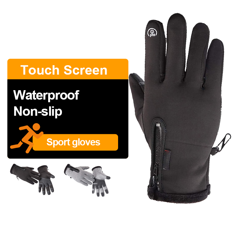 HSD 2020 High Quality In Stock Winter gloves for men and women windproof touch screen warm gloves for running biking hiking
