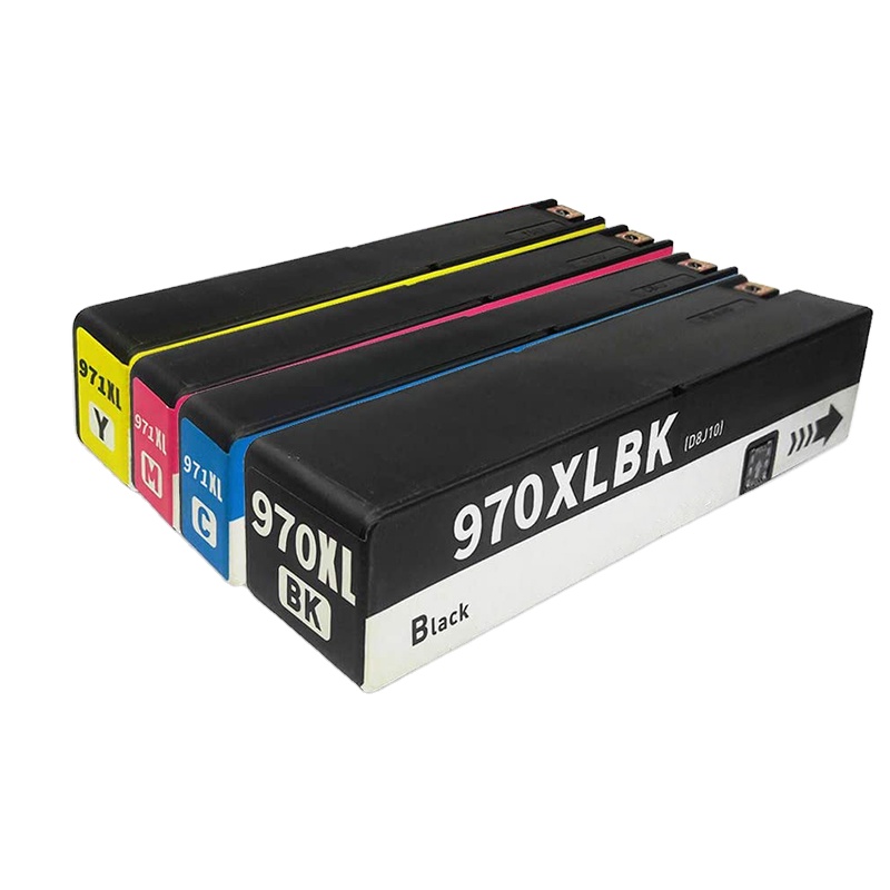 Heshun 970 970XL 971 971XL Premium Color Compatible Printer Inkjet for Officejet Pro X451dn/ X451dw/X476dn MFP/X476dw MFP