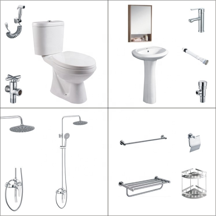 Cheap price bathroom toilet and sink set sanitary ware wash basin bathroom toilet/toilet set bathroom accessories
