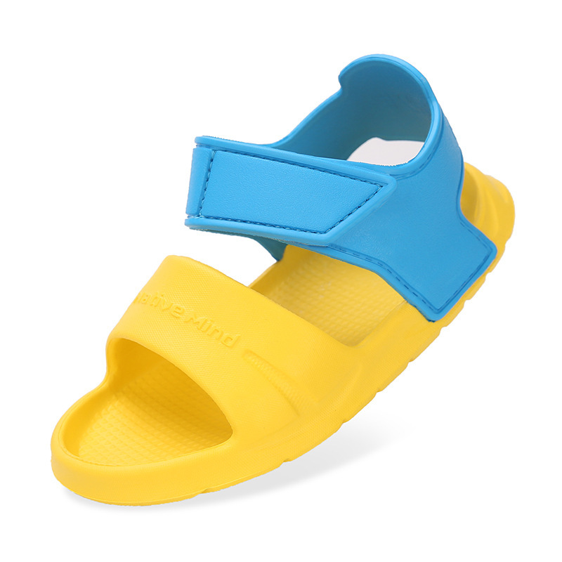 Модные детские черные сандалии и туфли eva kids slides для мальчиков и девочек 2020