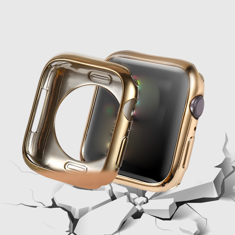 Candy Frosted TPU Protective Cover Silicone Watch case for iwatch se 4 5 6
