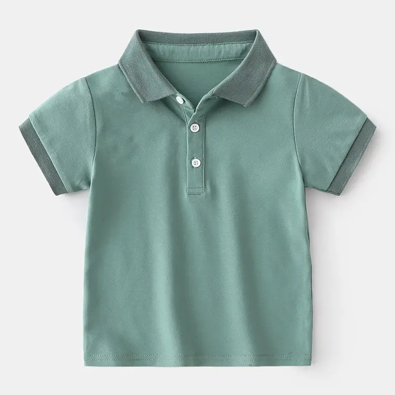 Custom clothing manufactures for boys polo shirts 100% cotton kids shirt polo neck kids polo shirt