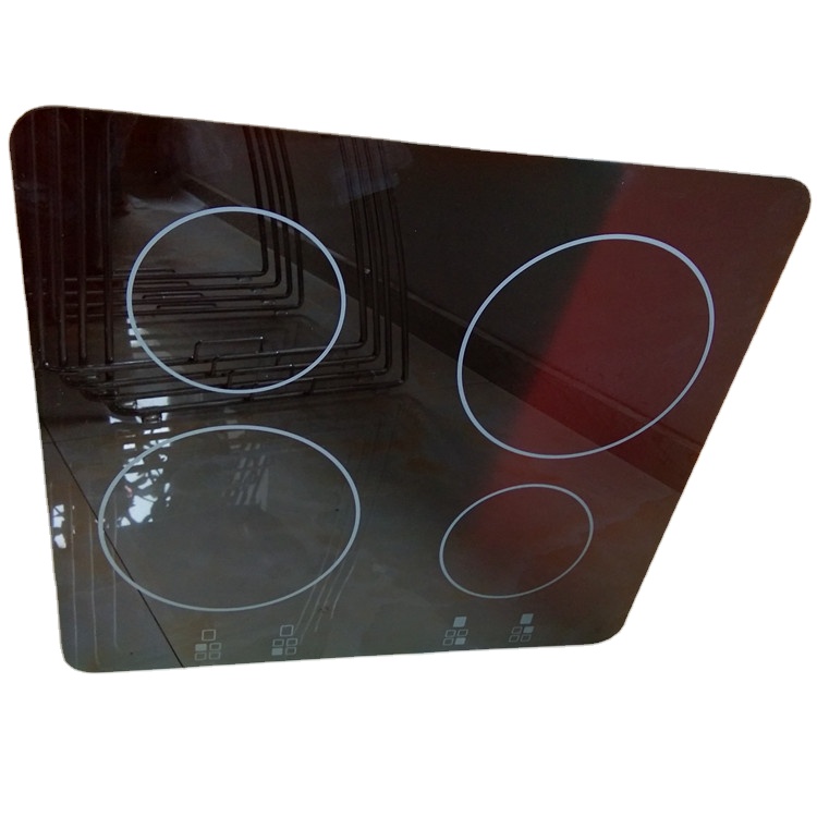 Heat Resistant Cooktop Covers Induction Cooker Parts Black Ceramic Glass