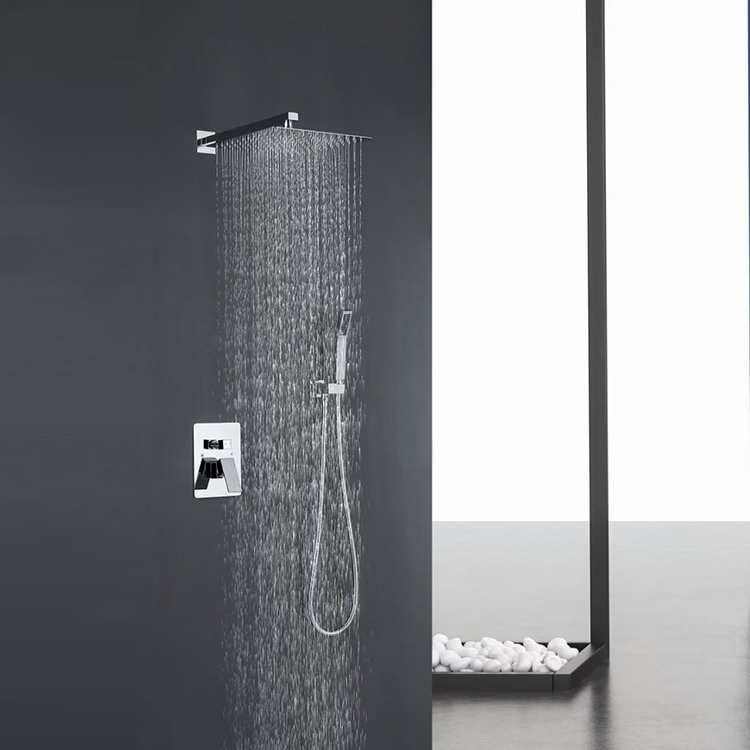 OEM/ODM Customized Factory Price Bathrom Two-function Concealed Rain Shower Set Faucet